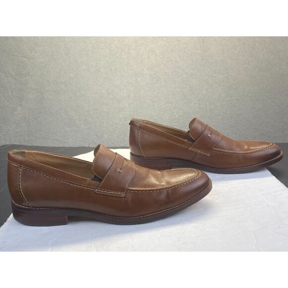 Johnston & Murphy Warner Penny Loafer 20-9592 Brown Leather Mens Dress Shoes 13M main image 7